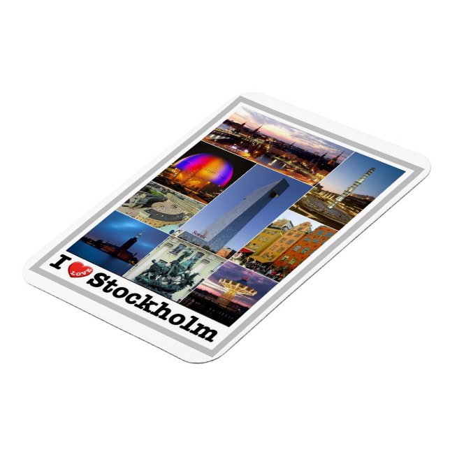 Stockholm - Sverige - I Kärlek - Magnet (Vänstra Sidan)