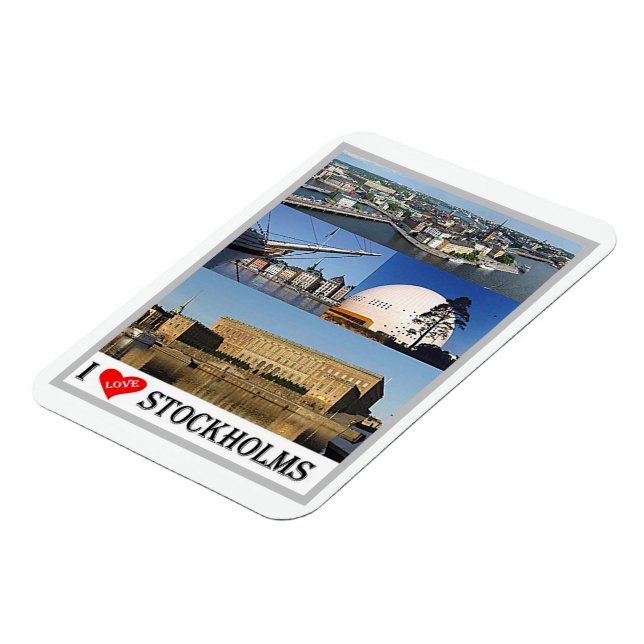 Stockholm - Sverige - I Kärlek - Magnet (Vänstra Sidan)