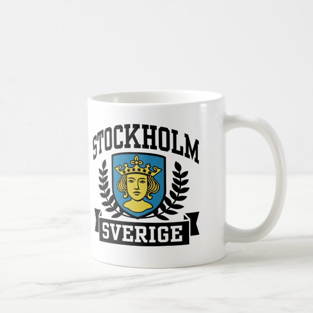 Stockholm Sverige Kaffemugg (Höger)