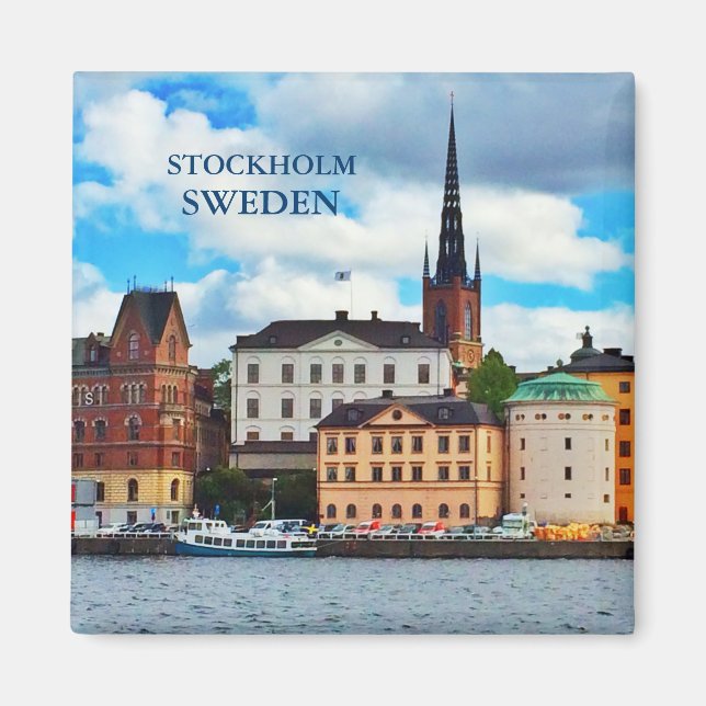Stockholm, Sverige Magnet (Framsidan)