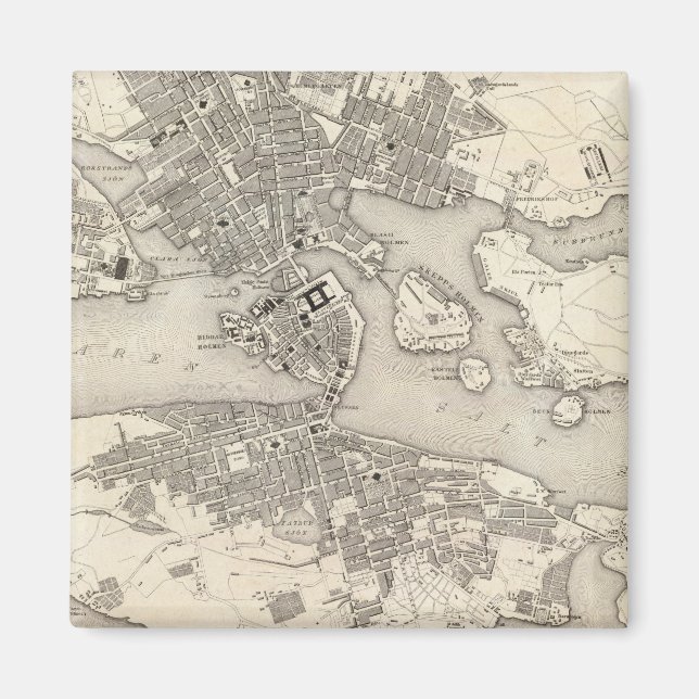 Stockholm, Sverige Magnet (Framsidan)