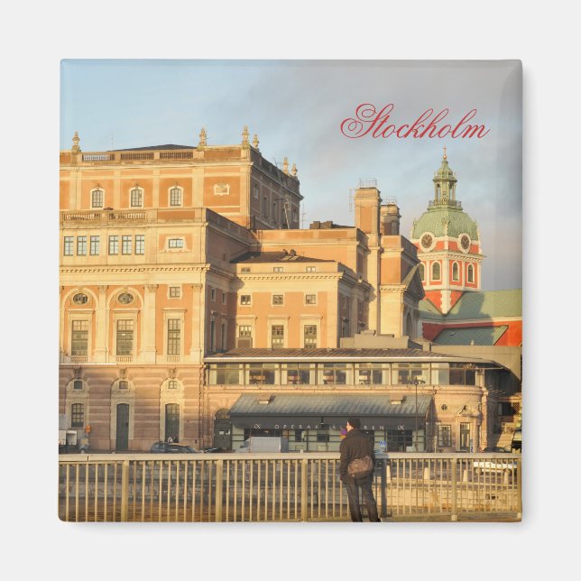 Stockholm, Sverige Magnet (Framsidan)