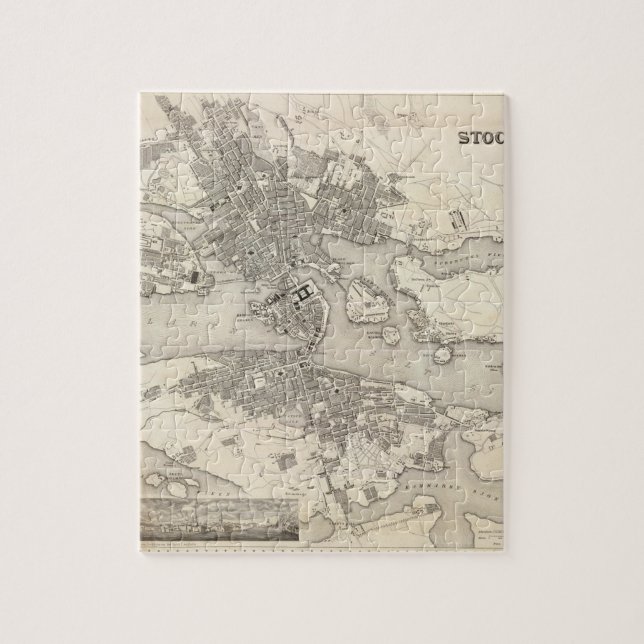 Stockholm, Sverige Pussel (Vertikal)