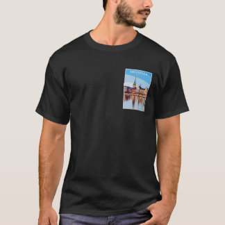 Stockholm Sverige Resa Affisch T Shirt