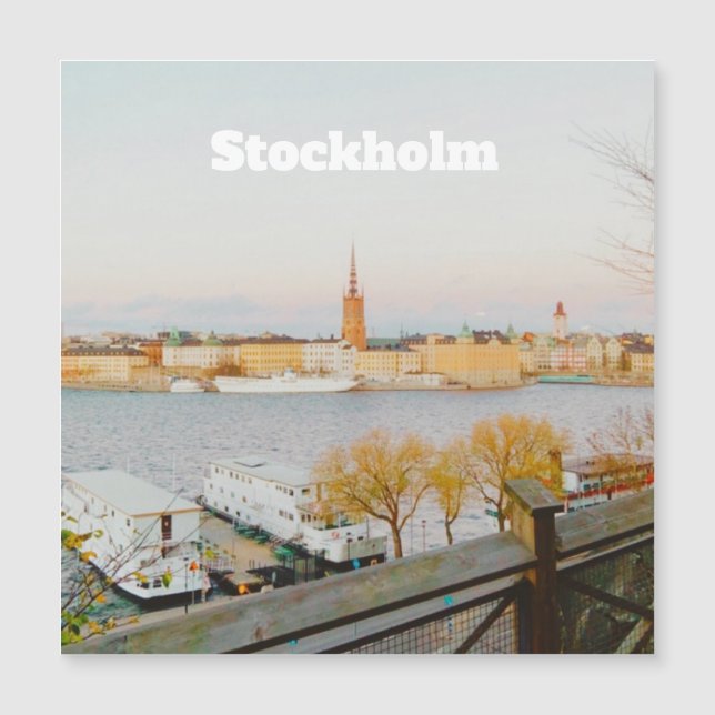 Stockholm, Sverige souvenir (Framsida)