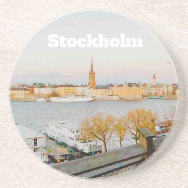 Stockholm, Sverige souvenir Underlägg (Framsidan)