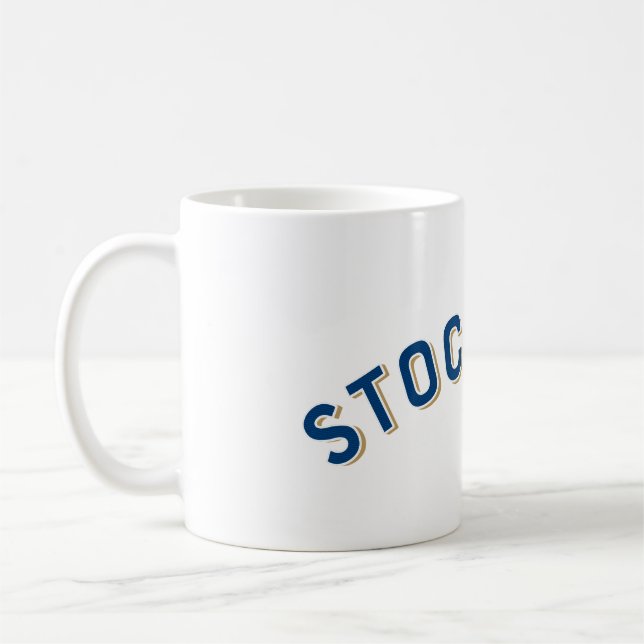Stockholm, Sverige Vintage Arch Kaffemugg (Vänster)