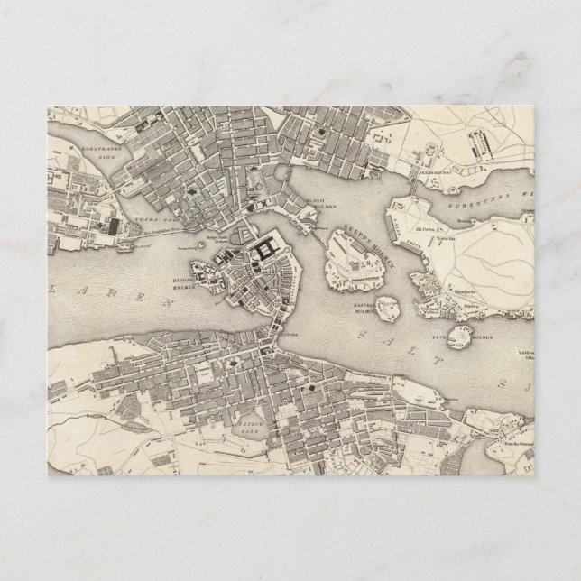 Stockholm, Sverige Vykort (Framsida)