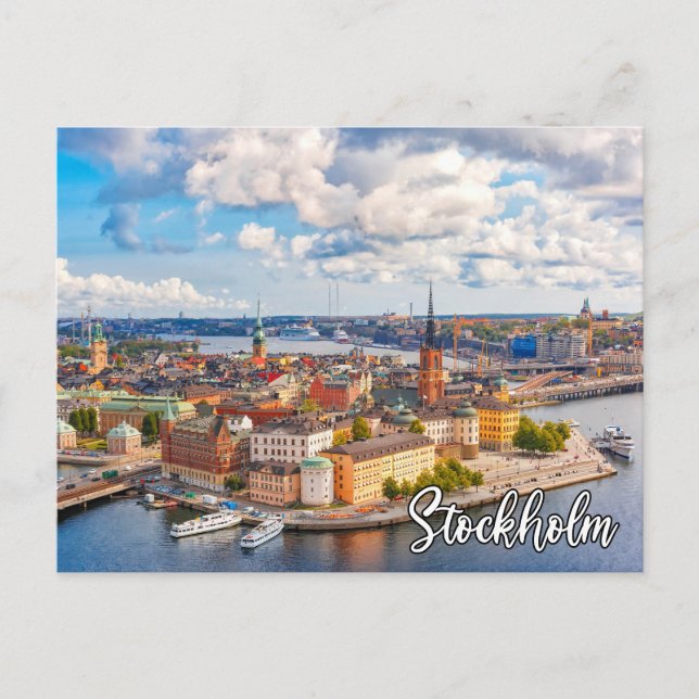 Stockholm, Sverige Vykort (Framsida)