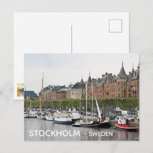 Stockholm Sverige vykort! Vykort