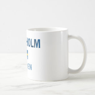 Stockholm sverigedesigner kaffemugg