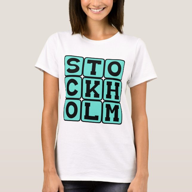 Stockholm, Sveriges huvudstad Tee (Framsida)