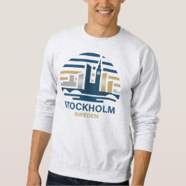 Stockholm Sweden Europe Lång Ärmad Tröja