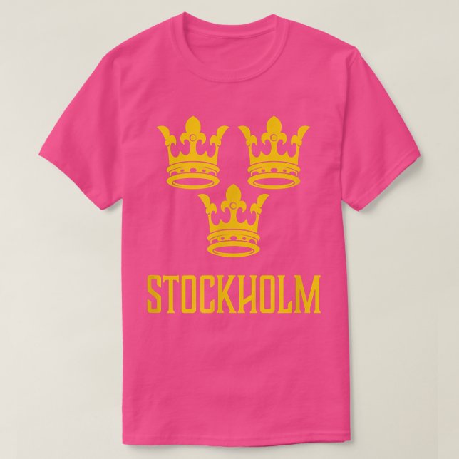 Stockholm, Sweden - Swedish Sverige217  T Shirt (Design framsida)