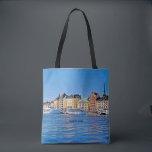 Stockholm, Sweden Tygkasse<br><div class="desc">Stockholm,  Sweden scenery with boats and buildings.</div>