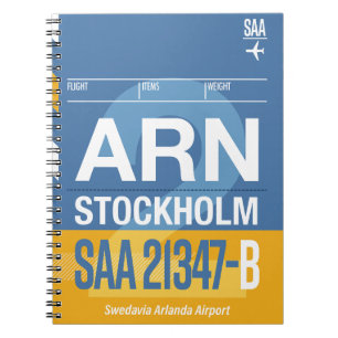 Stockholm - Travel Journal Anteckningsbok