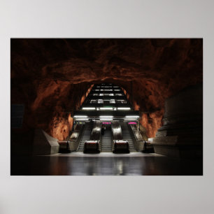 Stockholm tunnelbana mig poster