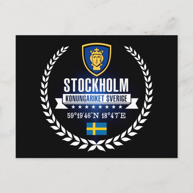 Stockholm Vykort (Framsida)