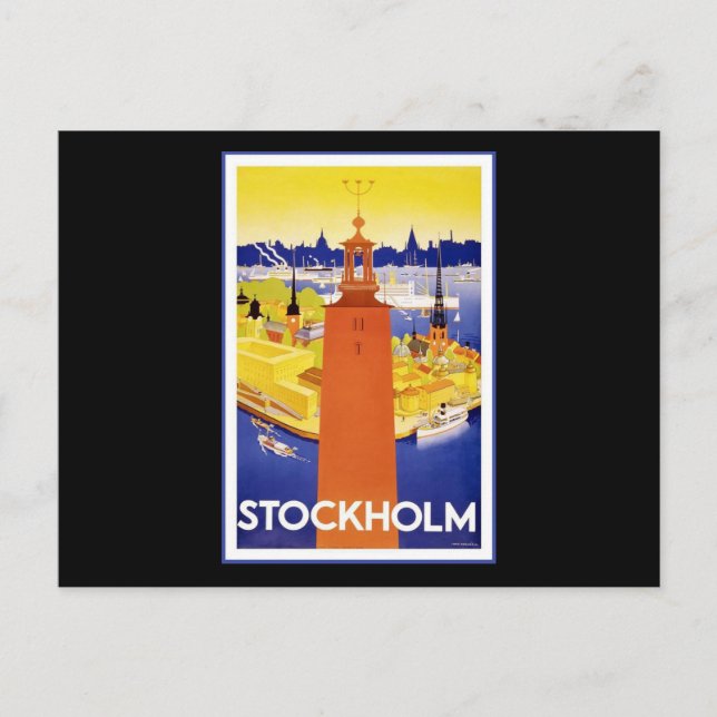 Stockholm Vykort (Framsida)