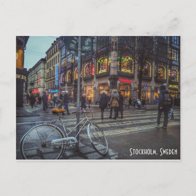 Stockholms dynamiska energiöversikt, Sverige Vykort (Framsida)