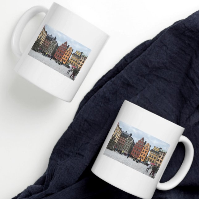 Stockholms Sverige Gamla Stan Old Town Kaffemugg (A beautiful photograph of Stockholm Sweden's Gamla Stan (Old Town) on a mug)