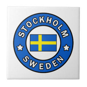 Stockholms Sverige Kakelplatta