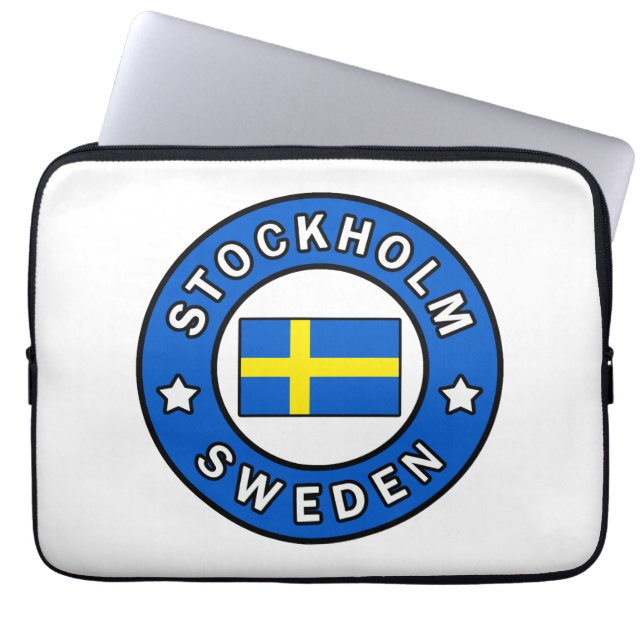 Stockholms Sverige Laptop Fodral (Framsidan)