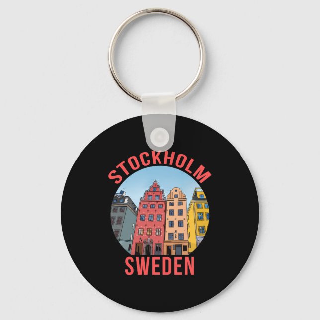 Stockholms Sverige Nyckelring (Framsida)
