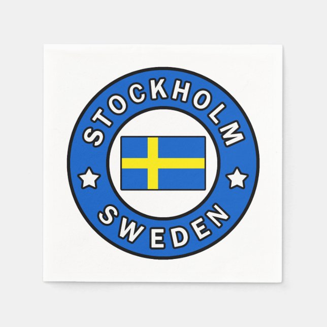 Stockholms Sverige Pappersservett (Framsidan)
