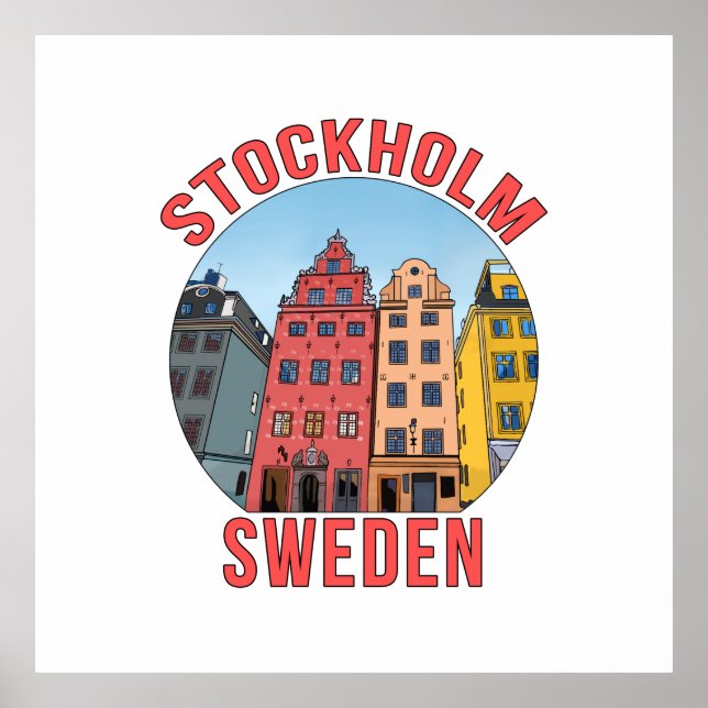 Stockholms Sverige Poster (Framsidan)