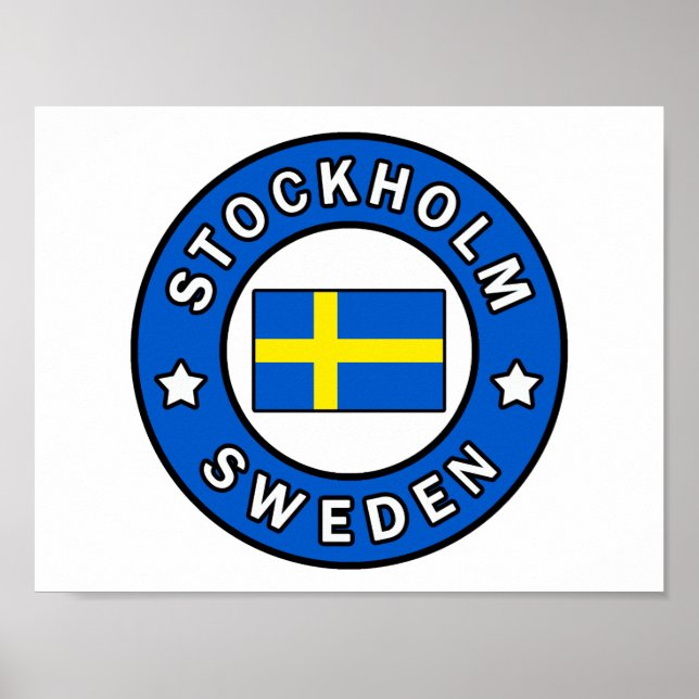 Stockholms Sverige Poster (Framsidan)
