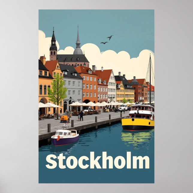 Stockholms Sverige Poster (Framsidan)