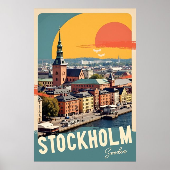 Stockholms Sverige Poster (Framsidan)