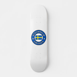 Stockholms Sverige Skateboard Bräda 20,5 Cm