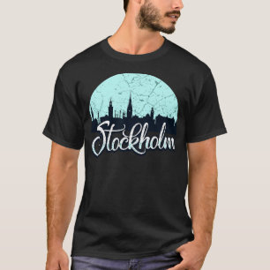 Stockholms Sverige Skyline 5 T Shirt
