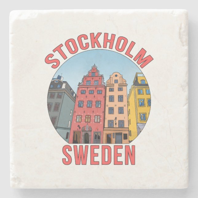Stockholms Sverige Stenunderlägg (Framsidan)