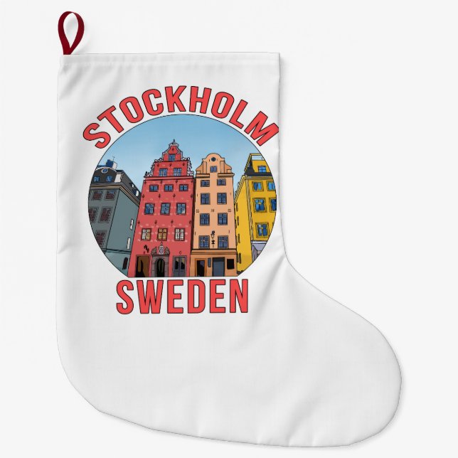 Stockholms Sverige Stor Julstrumpa (Framsidan)