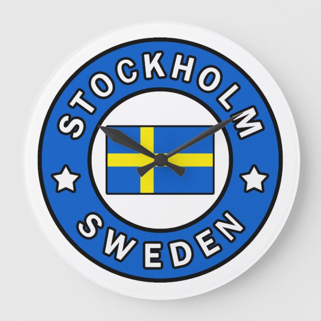 Stockholms Sverige Stor Klocka (Framsida)