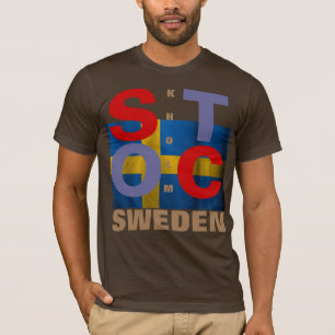 Stockholms Sverige T Shirt