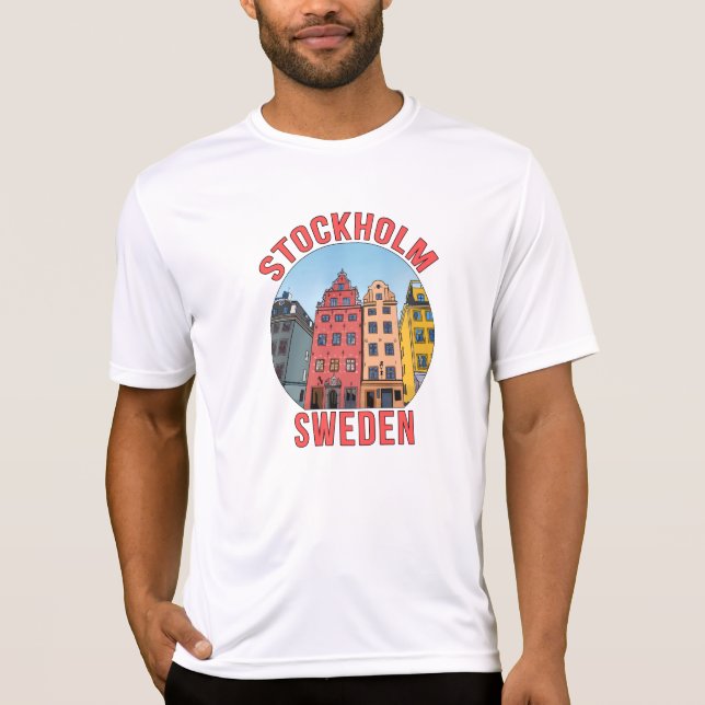 Stockholms Sverige T Shirt (Framsida)