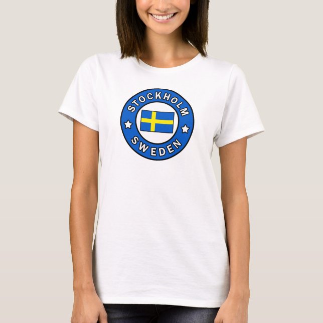 Stockholms Sverige Tee Shirt (Framsida)