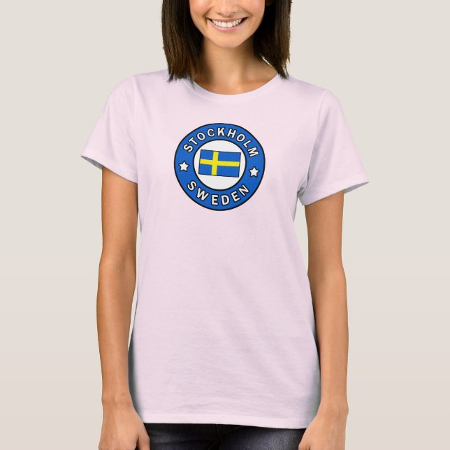 Stockholms Sverige Tee Shirt (Framsida)