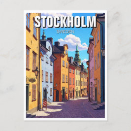 Stockholms Sverige Travel Vykort