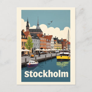 Stockholms Sverige Vykort