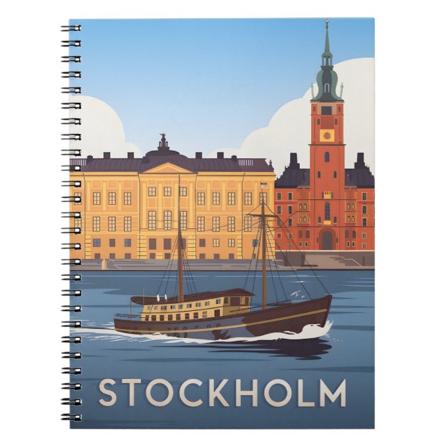 Stockholms vintage anteckningsbok (Framsidan)