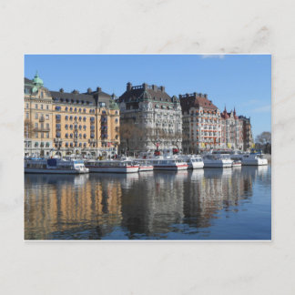 Stockholmsbåtar och Byggnad Vykort