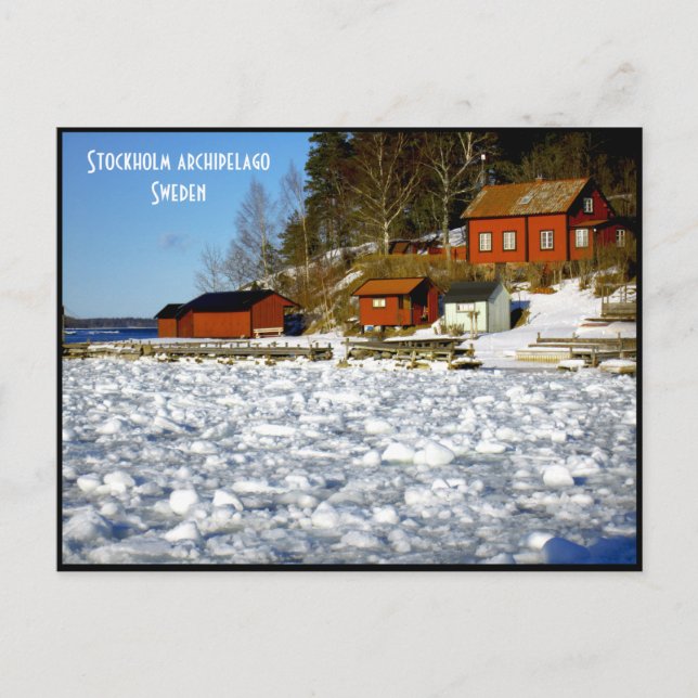 Stockholmsöarna - Sverige Vykort (Framsida)