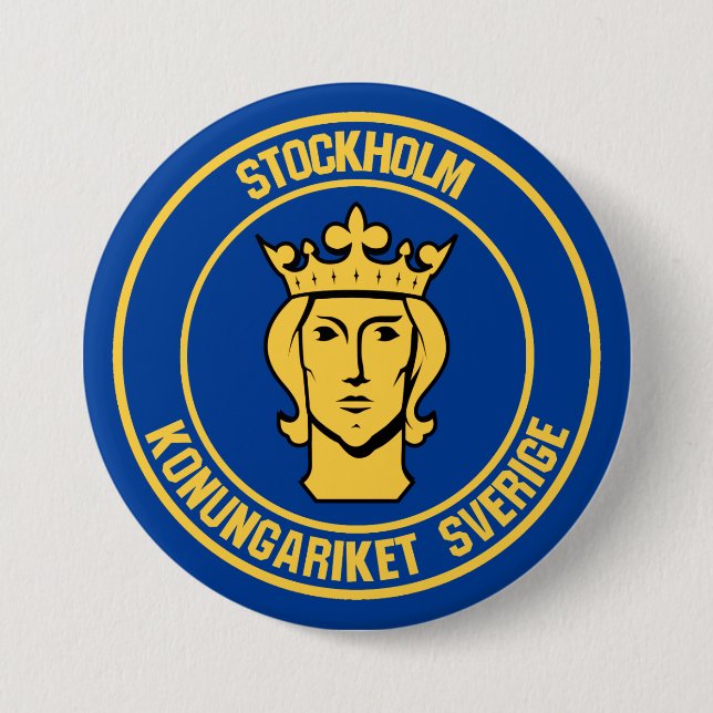 Stockholmsrundans emblem knapp (Framsida)