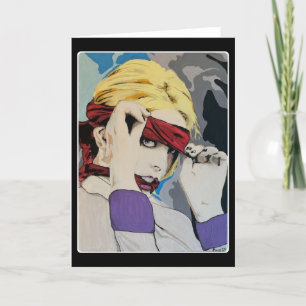 "Stockholmssyndromet" Måla på ett Tack Kort