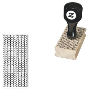 STOCKINETTE STITCH 1,5"x3" Rubber Frimärke / Lodrä Stämpel